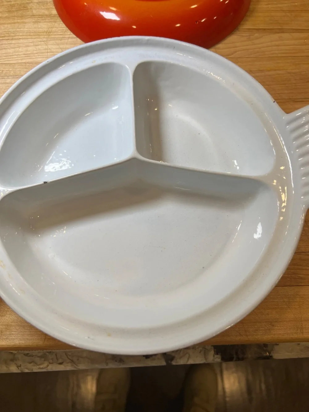 Descoware 3 divided baking dish